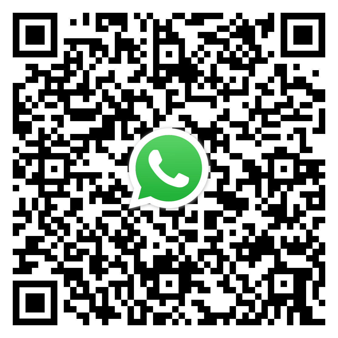 WhatsApp 預約專人致電QR code