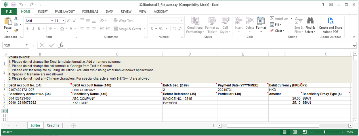 Autopay-Out File