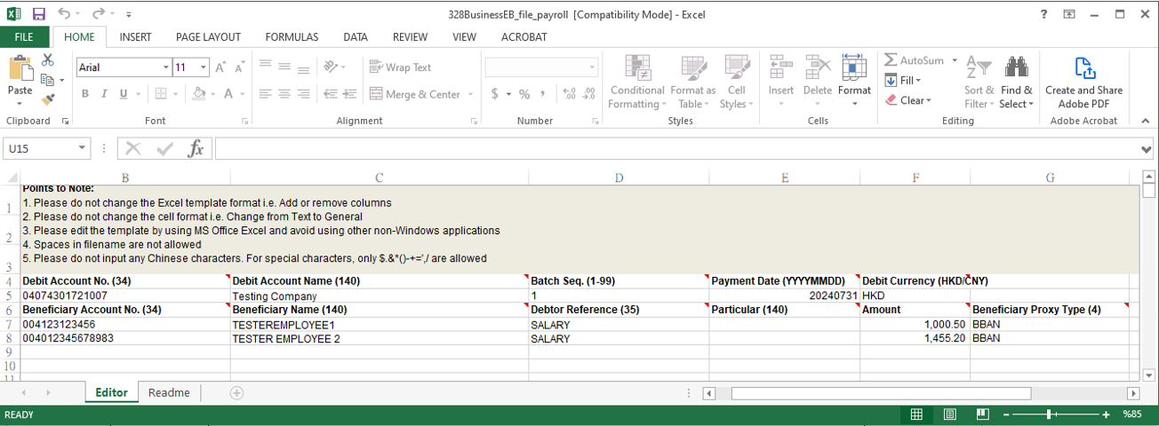 Payroll File