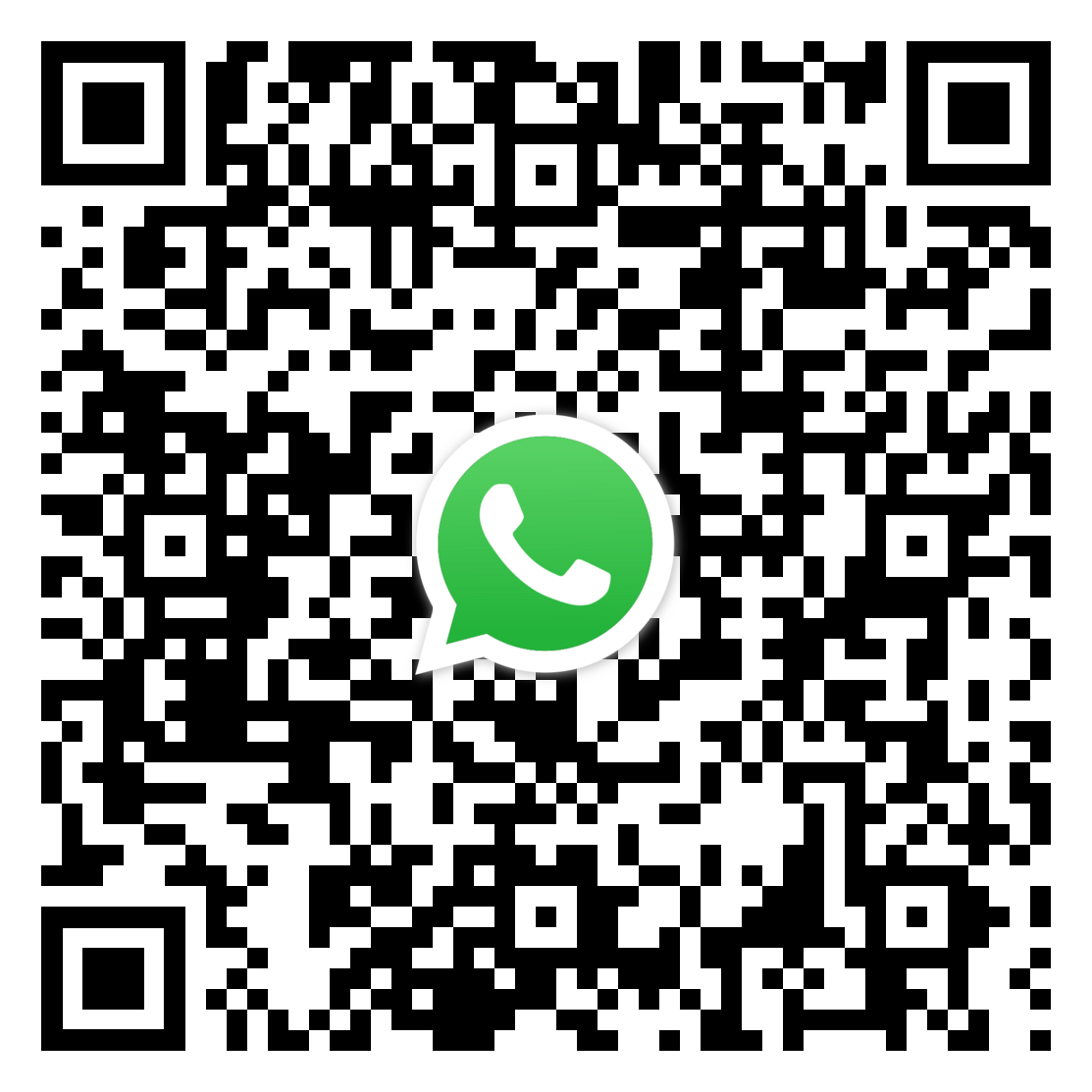 QR Code for WhatsApp us for call back